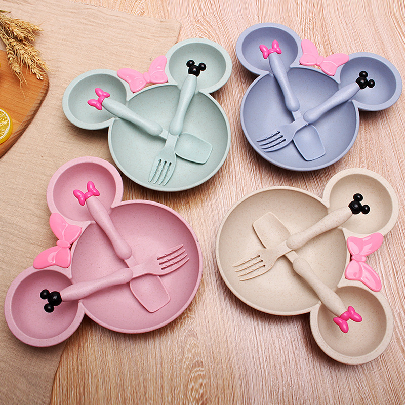 Baby Food Menu - Juego de vajilla de dibujos animados