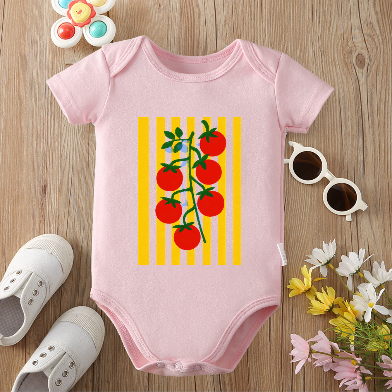 Baby Food Intake - Mono de algodón puro para verano,