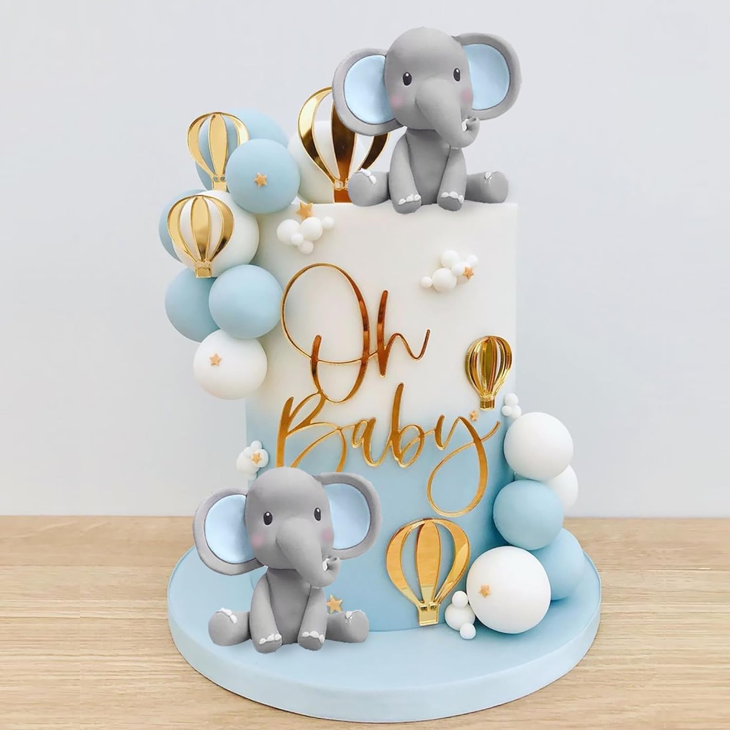 Baby Food Flavors - Decoración de pastel de elefante, adorno