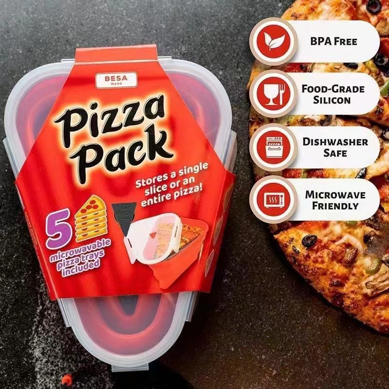 Baby Food Intake - Caja de Pizza plegable de silicona