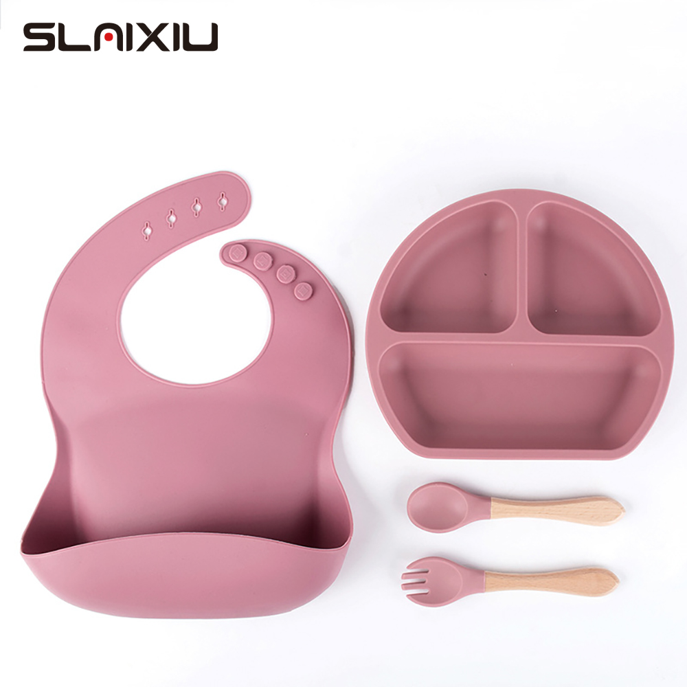 Baby Food Menu - Vajilla de silicona para niños, juego