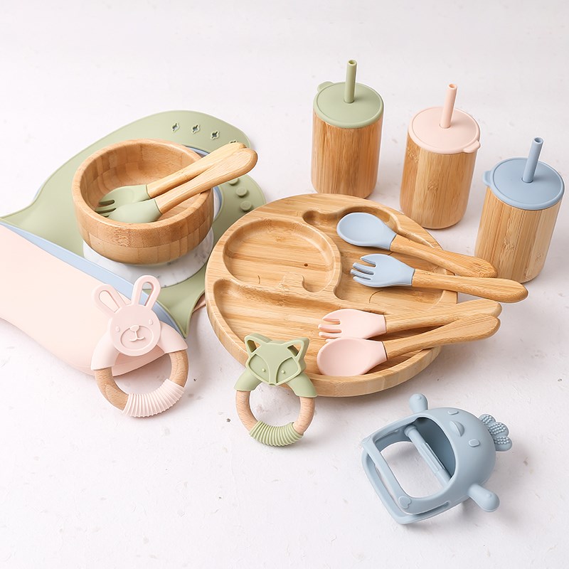 Baby Food Menu - Juego de vajilla para bebé, cuenco