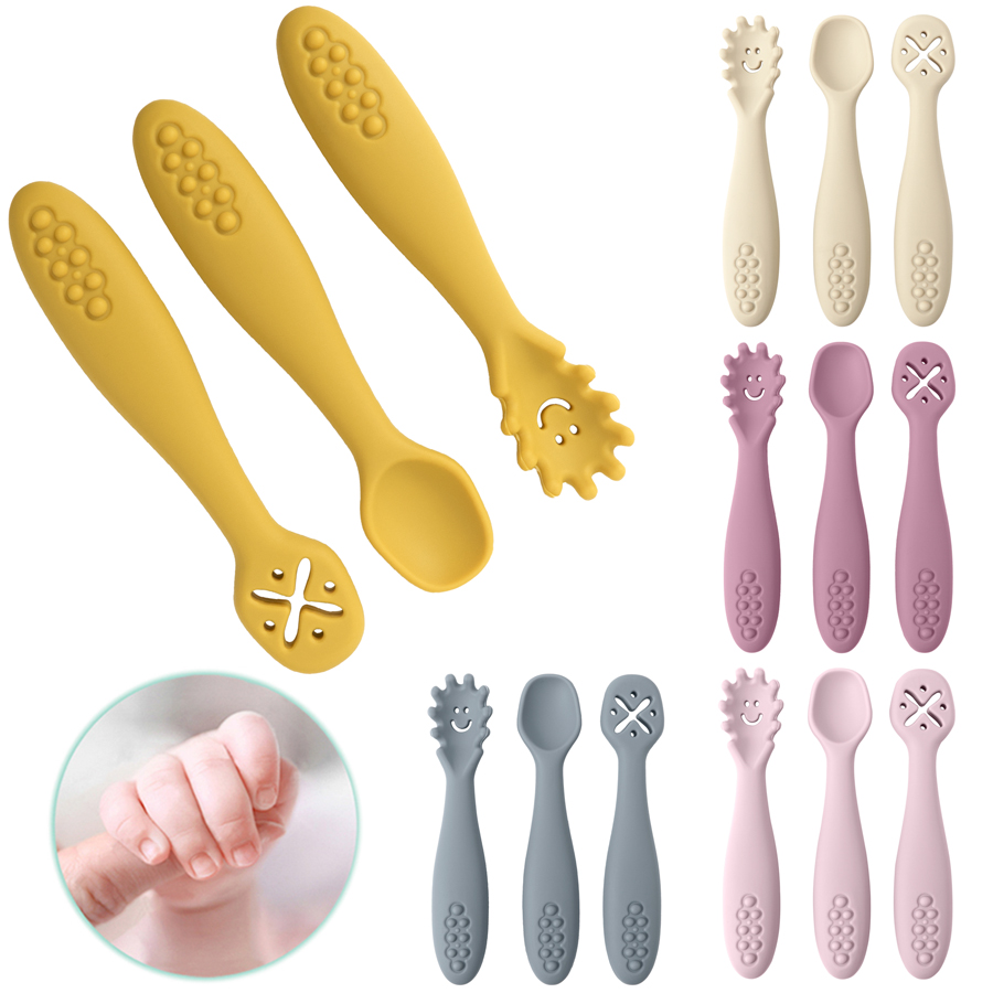 Baby Food Utensils Set - Juego de utensilios para bebé, cuchara