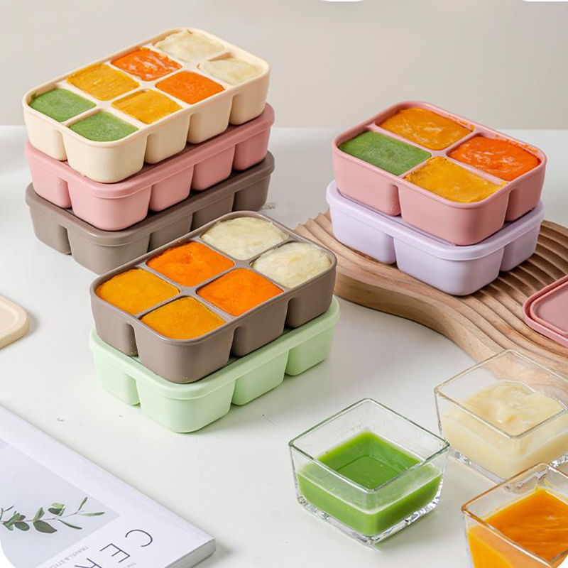 Baby Food Intake - Contenedor de alimentos complementarios de silicona