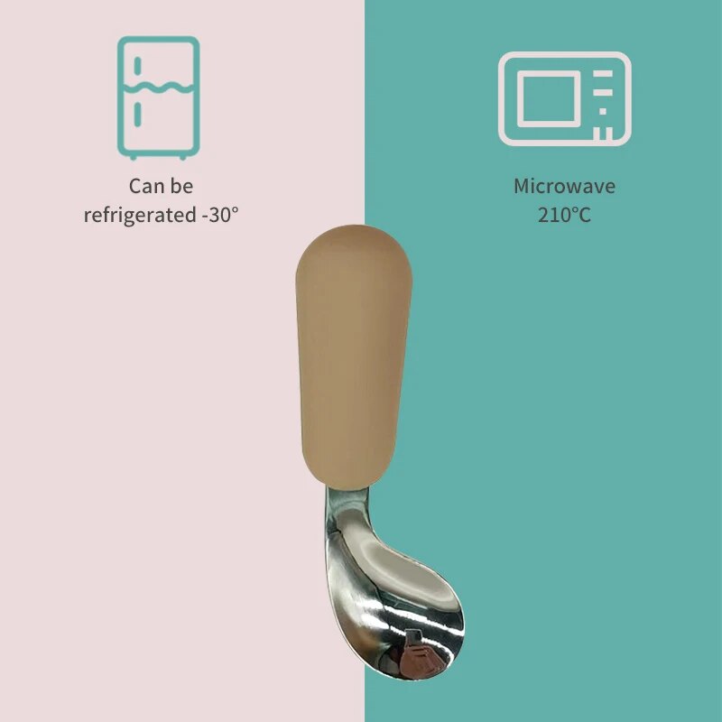 Juego de cucharas y tenedores  - Baby Food Utensils Set reseña y precio