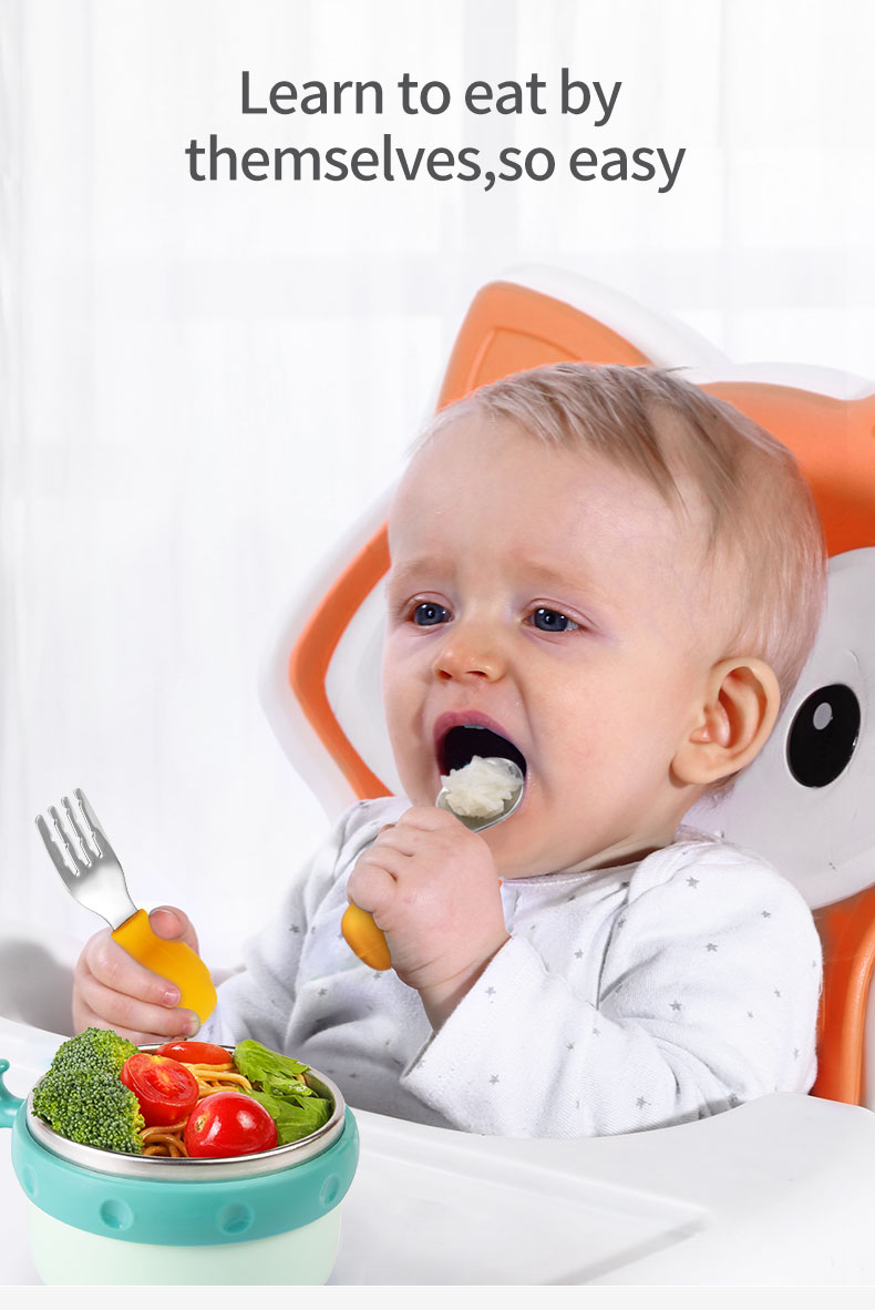 Elephat-Juego de vajilla para  - Baby Food Utensils Set reseña y precio
