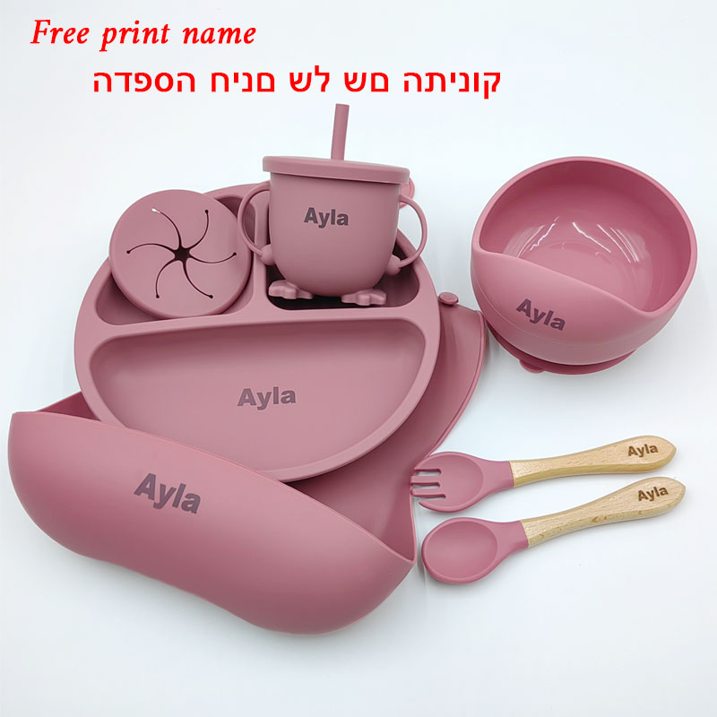 Vajilla con nombre personaliza - Baby Food Menu reseña y precio