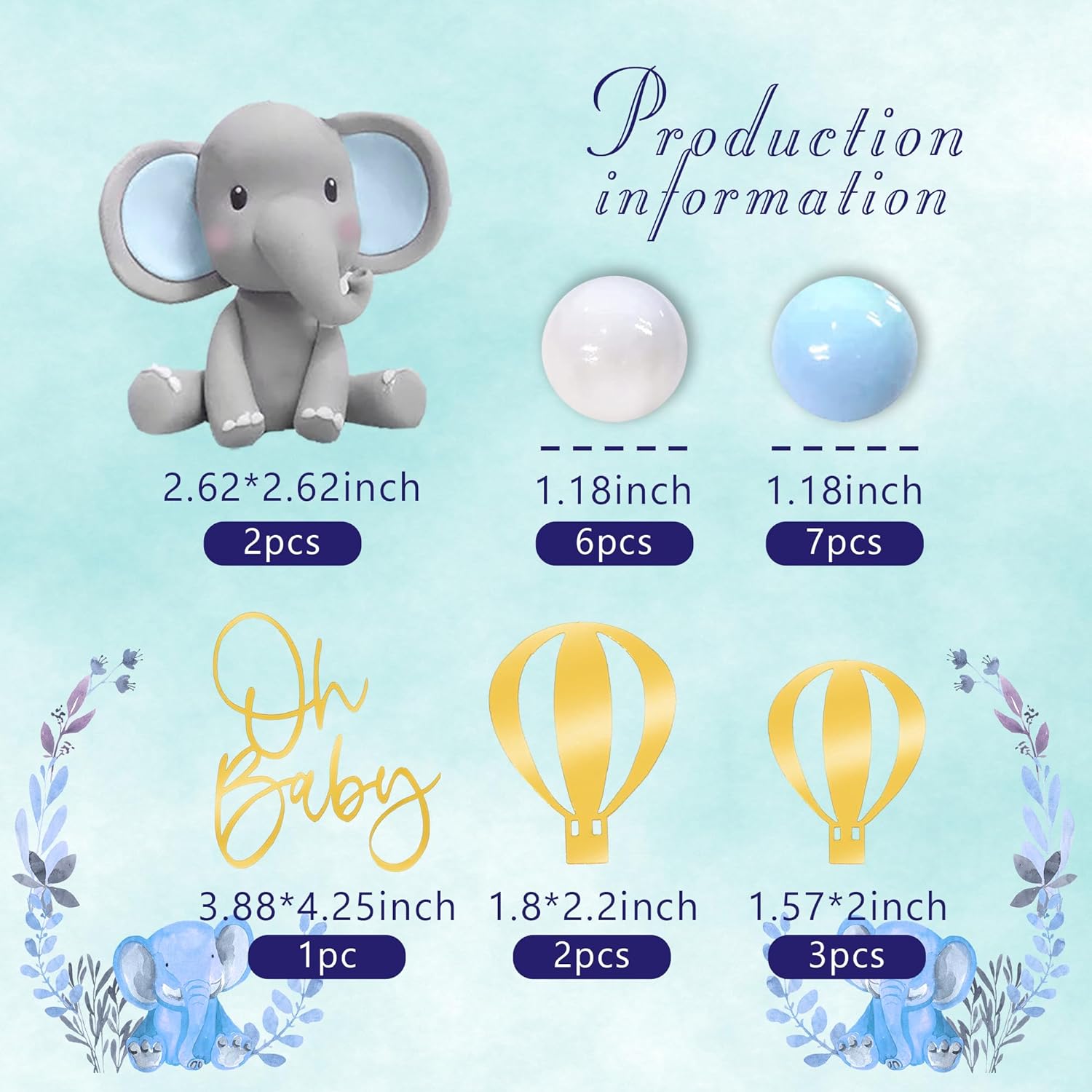 Decoración de pastel de elefan - Baby Food Flavors reseña y precio