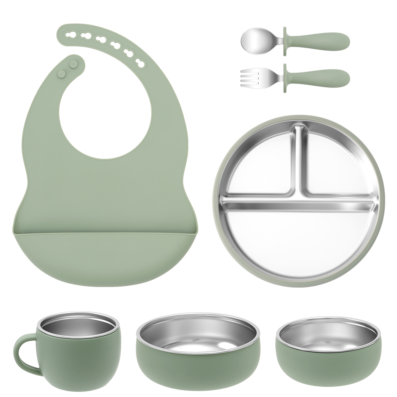 Plato de platos desmontable de - Baby Food Menu reseña y precio