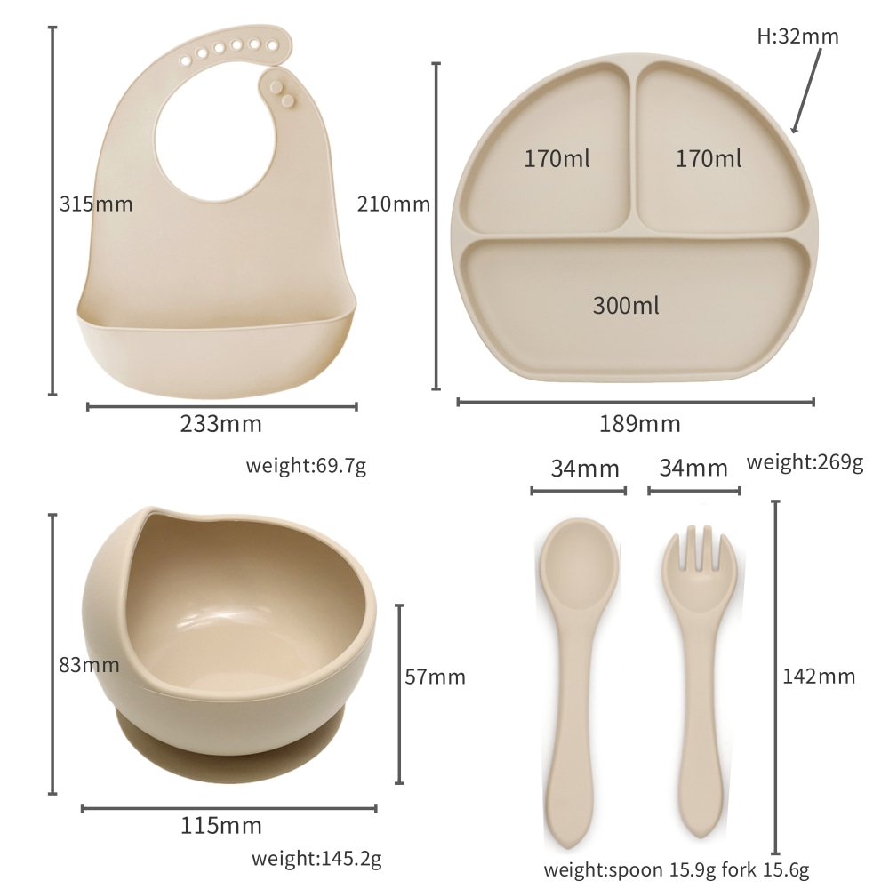 Juego de utensilios para bebé  - Baby Food Utensils Set reseña y precio