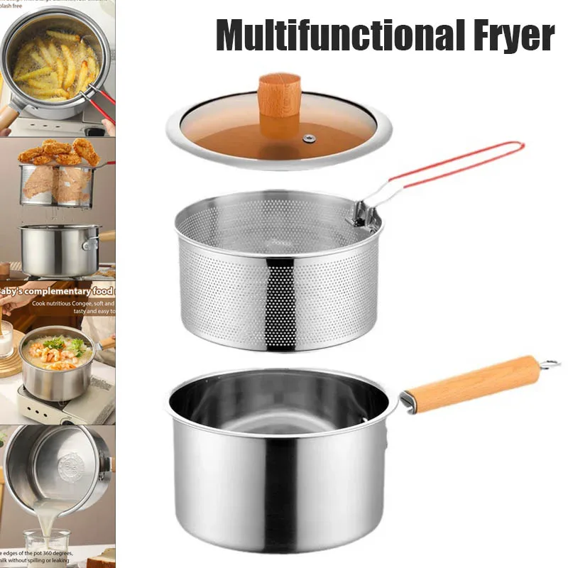 Olla para freír con colador y  - Baby Food Strainer reseña y precio