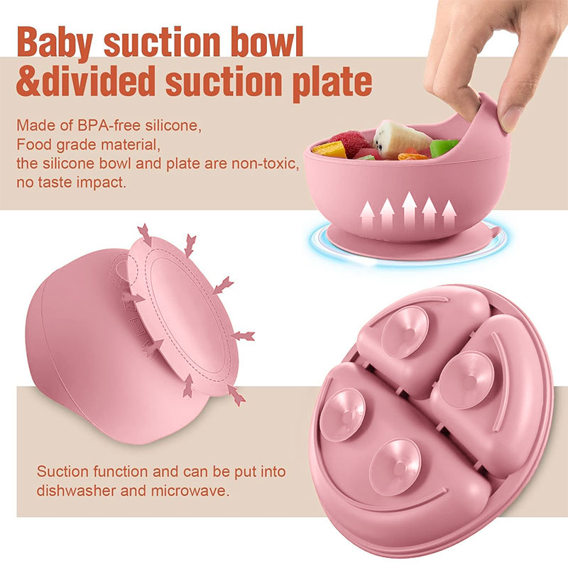 Juego de vajilla de silicona p - Baby 1 Year Food reseña y precio
