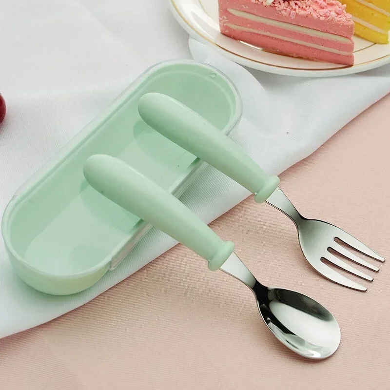 Juego de vajilla de alimentaci - Baby Food Utensils Set reseña y precio