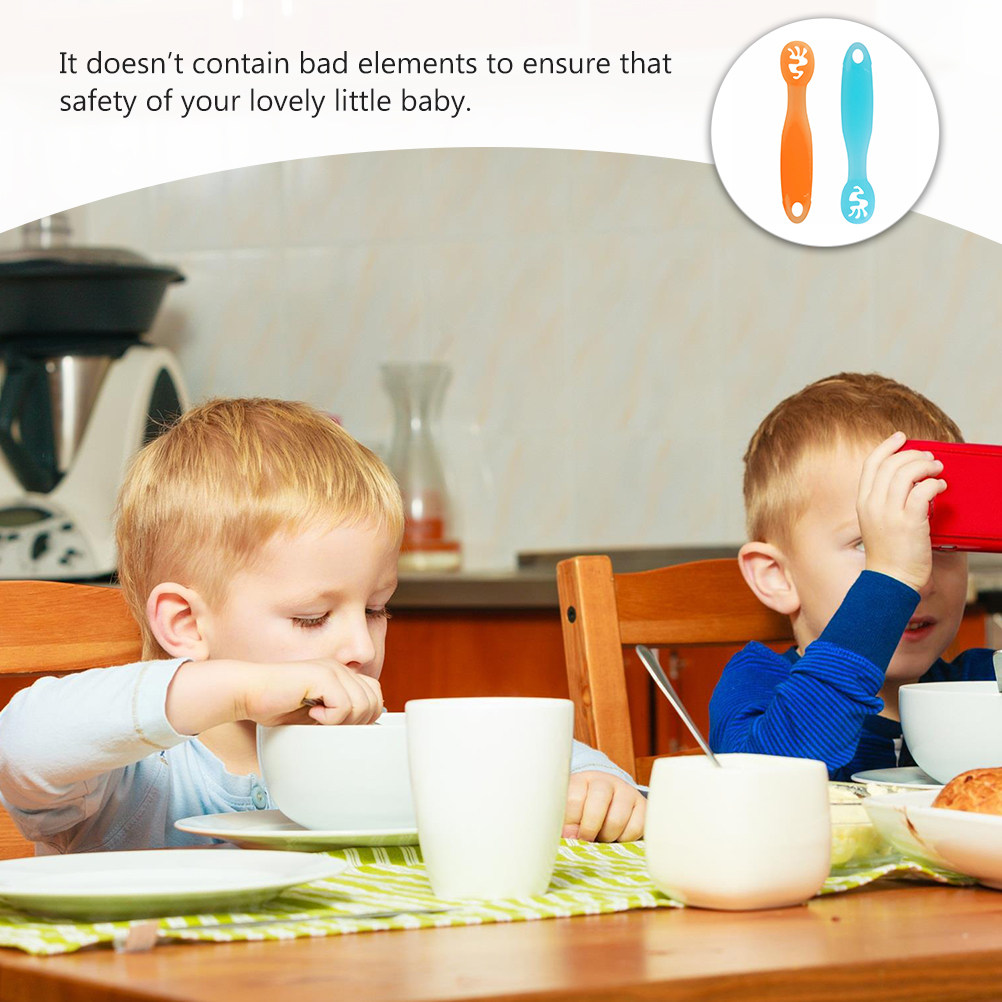 Juego de cucharas de aprendiza - Baby Food Utensils Set reseña y precio