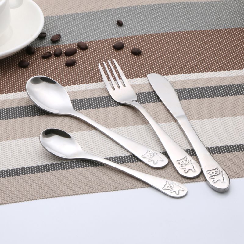 4 unids/set cucharadita para b - Baby Food Utensils Set reseña y precio
