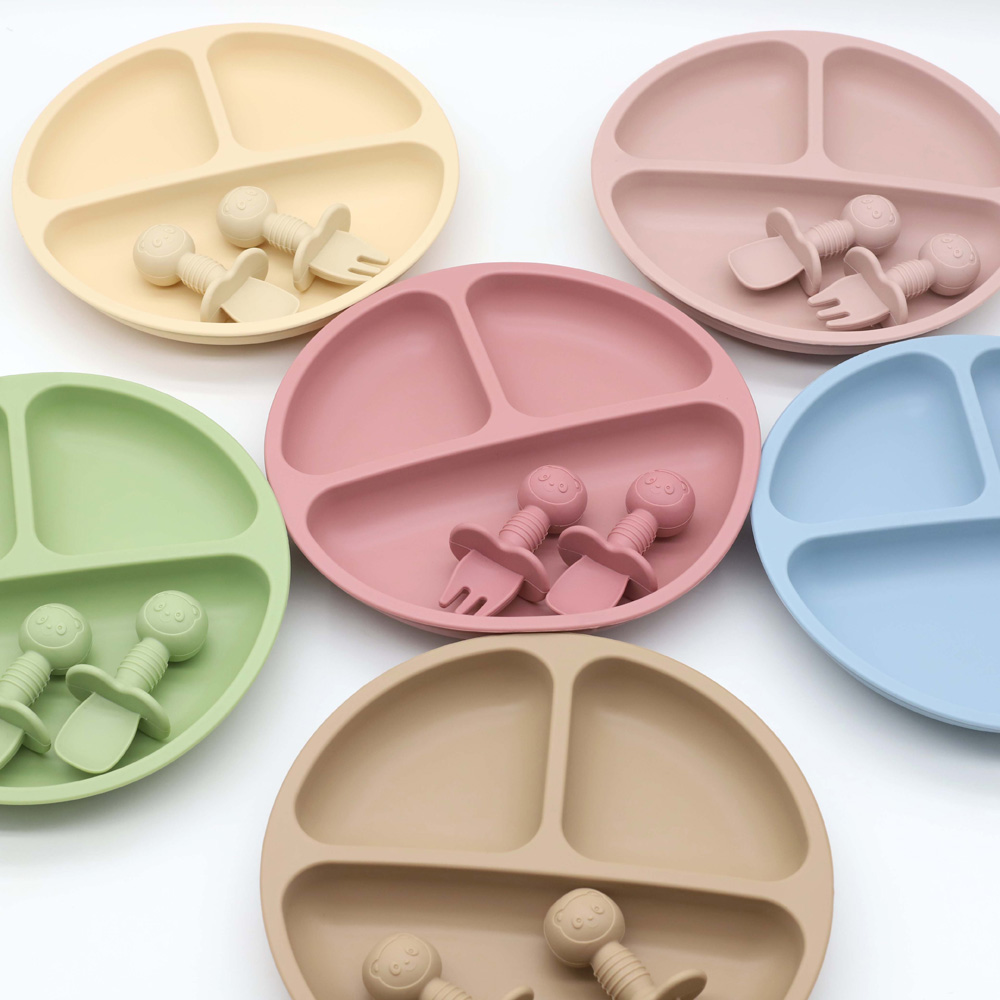 Juego de vajilla de silicona p - Baby Food Menu reseña y precio