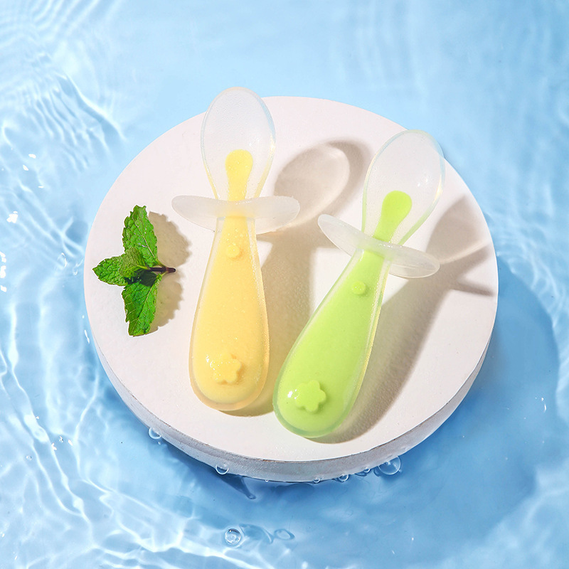 Cuchara de silicona para bebé, - Baby Rice Food reseña y precio