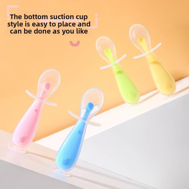 Cuchara de silicona para bebé, - Baby Rice Food reseña y precio