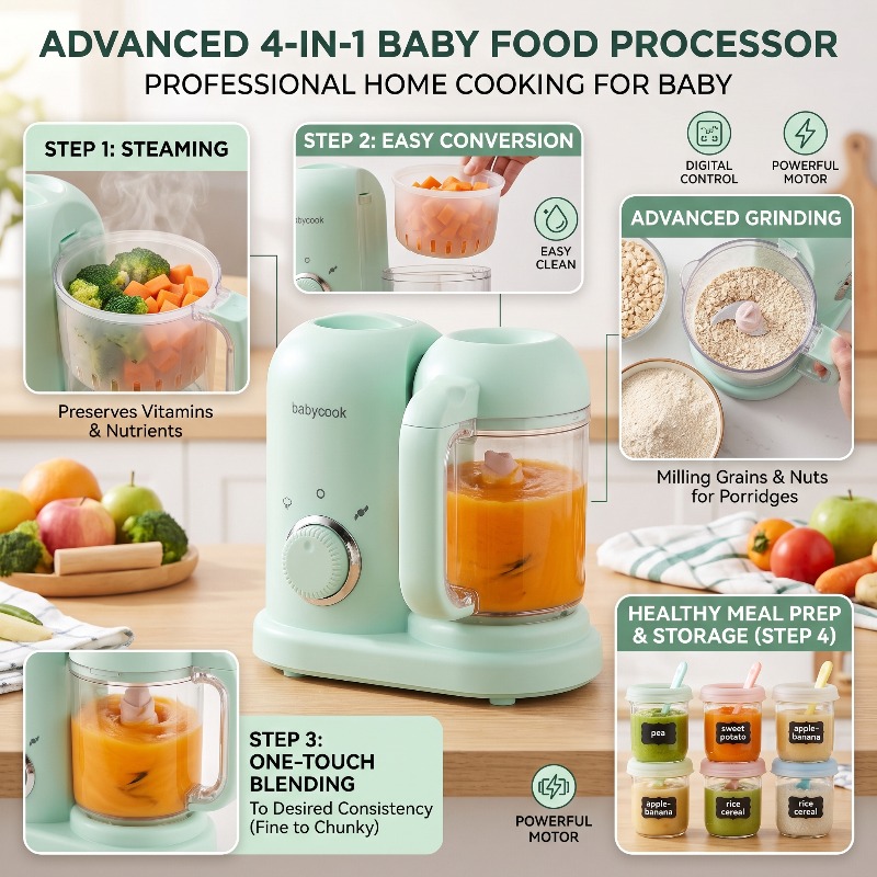 Máquina Multifuncional de Alta - Baby Food Gerber reseña y precio