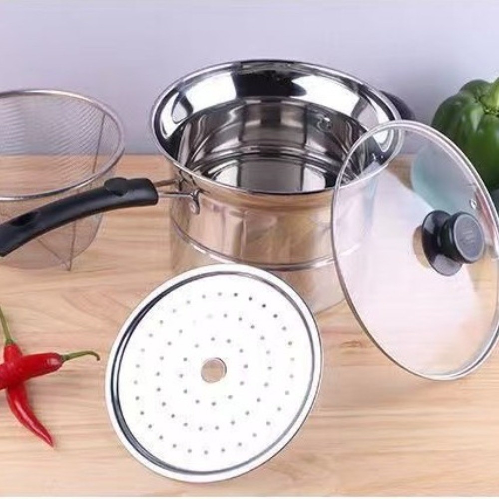 Olla freidora de acero inoxida - Baby Food Strainer reseña y precio