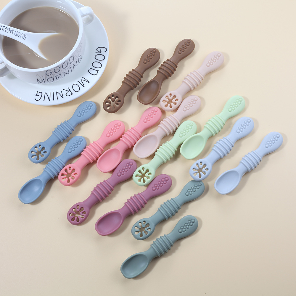Juego de cucharas de aprendiza - Baby Food Utensils Set reseña y precio