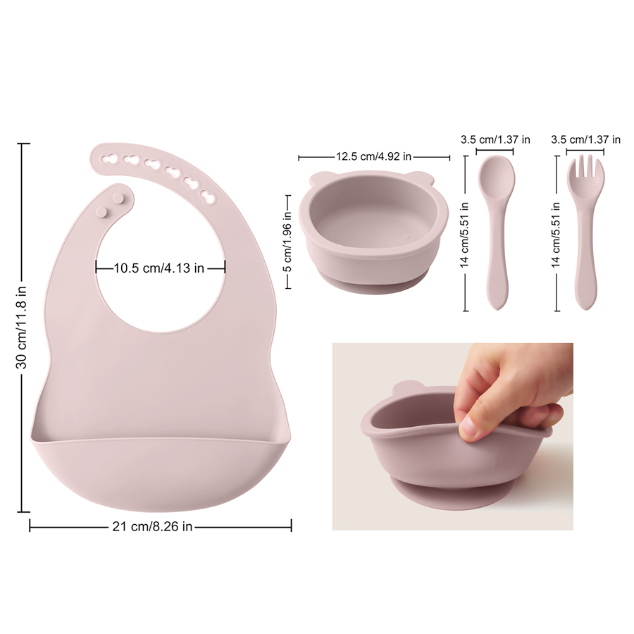 Vajilla de silicona para niños - Baby Food Menu reseña y precio