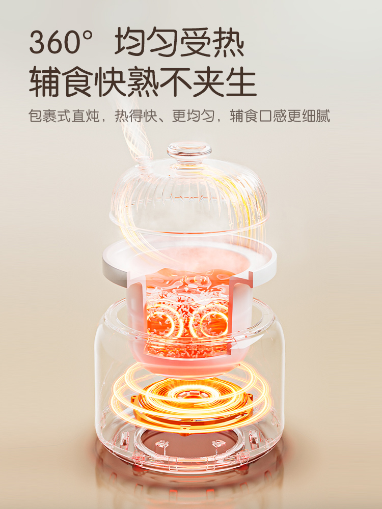 Olla BB de micropresión Jiuyan - Baby Rice Food reseña y precio
