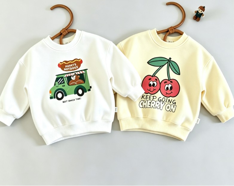 Sudadera de cuello redondo par - Baby Food Intake reseña y precio