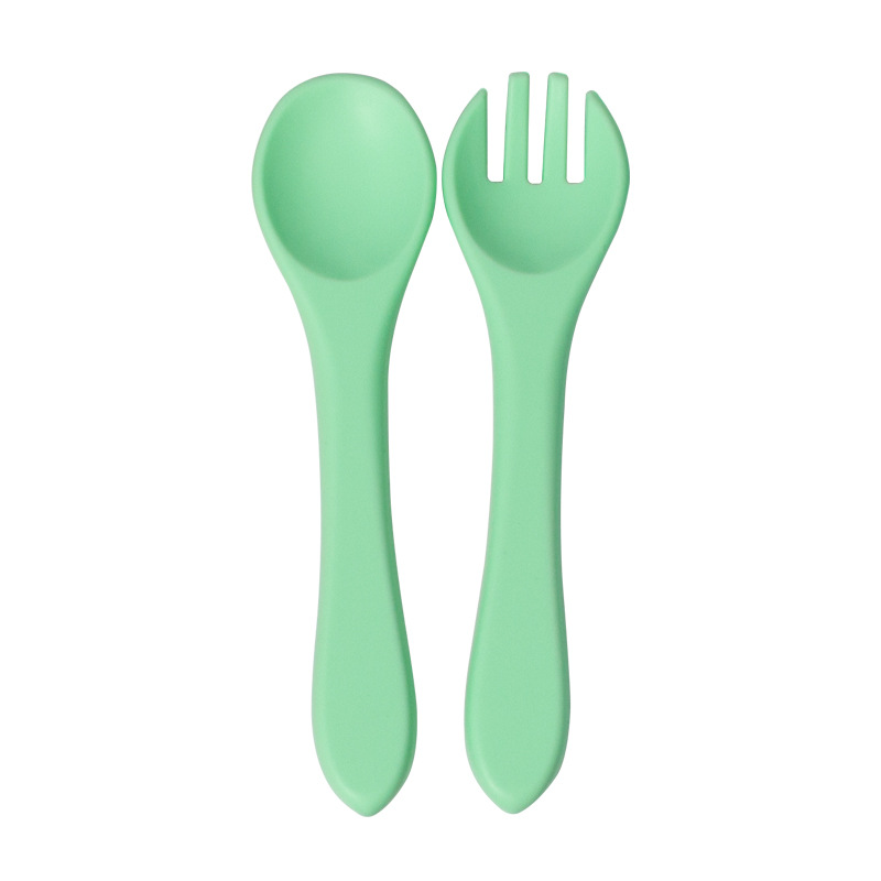Juego de Cuchara y Tenedor de  - Baby Food Utensils Set reseña y precio